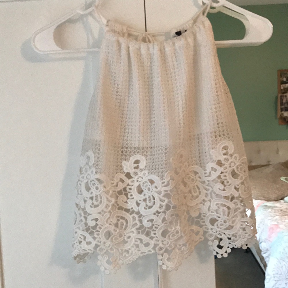 Boho tank crop top